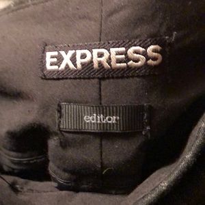 Black pin stripe dress pants